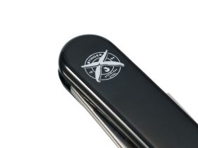 Нож перочинный Stinger 65 мм, 7 функций, рукоять ABS-пластик, черный