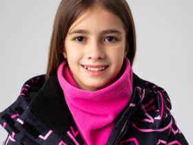 Шарф-снуд трикотажный для девочек