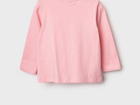 Джемпер детский трикотажный для девочек (футболка с длинными рукавами)