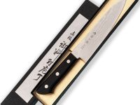 Кухонный Шеф нож Tojiro Western Knife F-332, сталь VG-10, рукоять стабилизированная древесина, черный