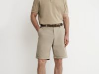 Поло с эффектом стирки, Бежевый