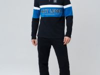 Брюки текстильные джинсовые утепленные флисом для мужчин