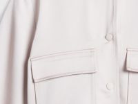 Сатиновый бомбер для девочек, Бежевый