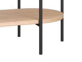 Консоль Смус 120x35 Древесный натуральный/Черный