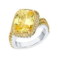 Серебряное кольцо с фианитами
