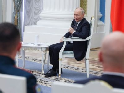 Герой России Игорь Юргин выступил на встрече с Путиным 