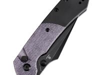 Складной нож Tenable Fenrir, сталь 14C28N, рукоять фиолетовая микарта/алюминий