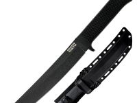 Нож с фиксированным клинком Cold Steel Recon Tanto, сталь SK-5, рукоять резина, черный