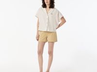 Женская рубашка Lacoste из смеси льна