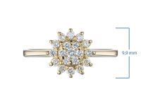 Классическое кольцо из желтого золота э0312кц09200303_white