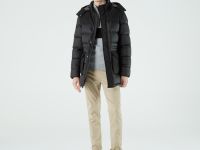 Мужская двусторонняя стеганая куртка Lacoste Loose Fit с подкладкой