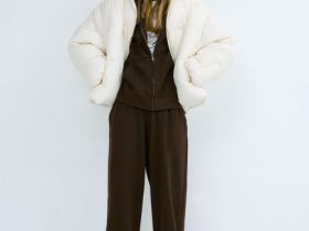 Пуховик для девочек, Белый