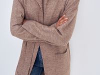 Кардиган из шерсти с поясом