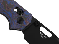 Складной нож Kizer Outposter PVD, сталь Nitro-V, рукоять синяя микарта