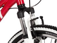 Подростковый велосипед Haro Novatrack Katrina 24 V-Brake, год 2025, цвет Красный-Желтый, ростовка 12