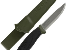 Нож Morakniv Companion MG (S), нержавеющая сталь, цвет хаки