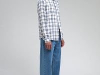 Рубашка из хлопковой фланели в клетку