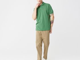 Мужское поло Lacoste L1212 классического кроя