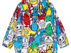 Куртка детская текстильная с полиуретановым покрытием для мальчиков (ветровка)