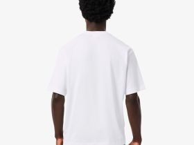 Мужская футболка Lacoste свободного кроя из органического хлопка