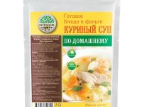 Консервы стерилизованные. Первые обеденные блюда "Суп куриный"