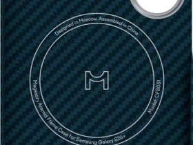 Чехол Magssory для Galaxy S26+, MagSafe, кевлар синий