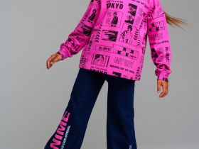 Толстовка трикотажная для девочек