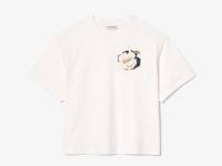 Женская хлопковая Футболка Lacoste OVERSIZED