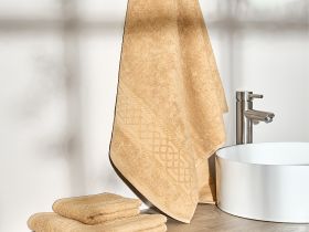 Полотенце махровое Costanza, горчица