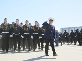 В Якутске состоялось военно-патриотическое шествие в честь 80-летия Победы