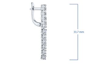 Серьги из белого золота э4712сг07190510