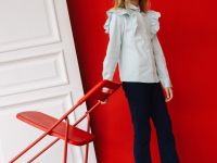 Блузка с длинным рукавом для девочки