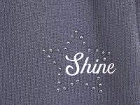 Широкие трикотажные брюки для девочек, Серый