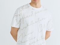 Футболка с принтом, Белый