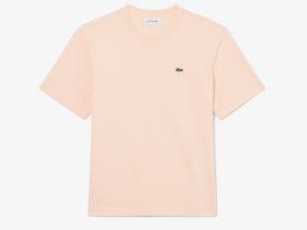 Женская футболка Lacoste свободного кроя из мягкого хлопка