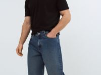 Свободные джинсы Bow, Синий