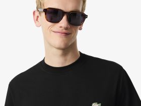 Мужская футболка Lacoste классического кроя из органического хлопка