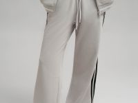 Брюки свободного кроя из футера