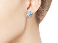 Пусеты из белого золота э0912пс12240364_white