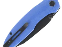 Складной нож Remette Cool Whale blackwash , сталь 14C28N, рукоять G10, синий