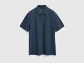 Футболка-поло, Синий