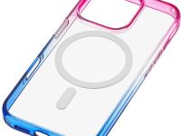 Клип-кейс uBear Fusion Mag для Apple iPhone 16 Pro Синий/Розовый