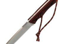 Нож Pocket Wolf Универсал конвекс, сталь AUS10Co, рукоять G10, черно-красный