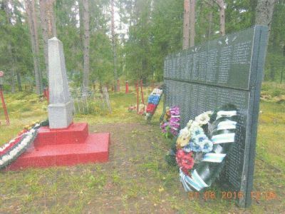 Воинское кладбище, на котором похоронены воины Советской Армии, умершие от ран в госпиталях в период Великой Отечественной войны 1941-1945 гг.