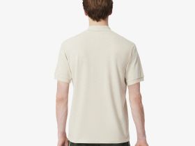 Мужское поло L.12.12 из меланжевой ткани