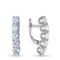 Серьги из белого золота э4712сг06220619