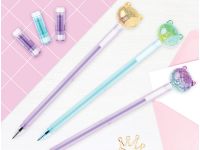 Ручка шариковая MESHU "Cute Cats" 0,7 мм, синяя, перламутр, ассорти