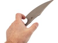 Нож Barmaley Knives Баньши L, сталь AUS-10Co, красный