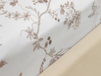 Простыня на резинке Сибилла (коричневый)