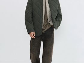 Лёгкая утеплённая куртка, Зеленый